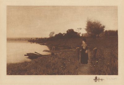 Uten tittel (Moonlight Stroll) av Henry Golden Dearth