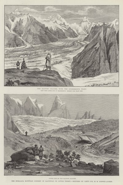 Himalaya-fjellandskapet i Baltistan, eller Lille Thibet av Henry Haversham Godwin Austen