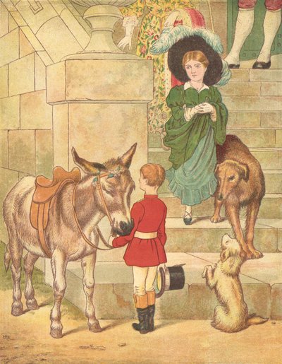 The Princess Shopping (farge litho) av Henry Hetherington Emmerson