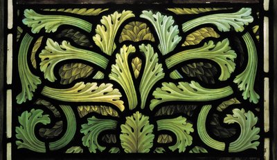 Foliage Pattern, Angels Of Judgment Window, 1887 av Henry Holiday