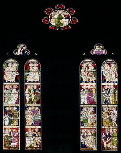 Vindu, ca. 1872 (farget glass) av Henry Holiday