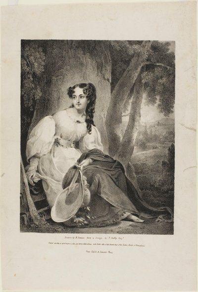 Portrett av fru Henry Inman av Henry Inman