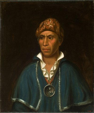 Kua-ta-wa-pair (bil m hey), 1832? 33 av Henry Inman
