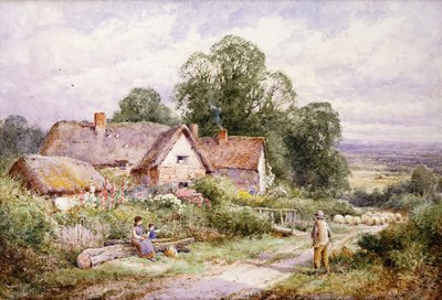 En sauebane nær Woburn, Bedfordshire av Henry John Sylvester Stannard