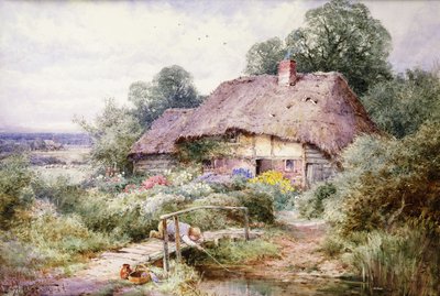 Fange Tiddlers i Eastbury, Berkshire av Henry John Sylvester Stannard