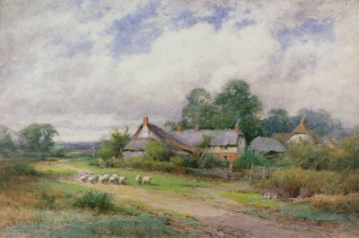 Hjem fra markedet, A Bedfordshire Hamlet av Henry John Sylvester Stannard
