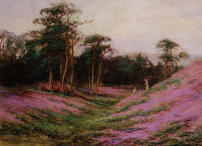 Nær Romans Camp, Sheringham, Norfolk (akvarell på papir) av Henry John Sylvester Stannard