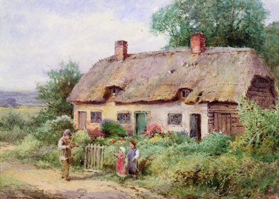 Spelemannen (akvarell) av Henry John Sylvester Stannard
