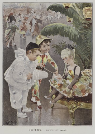 Bal dEnfants (barneball) av Henri Jules Jean Geoffroy
