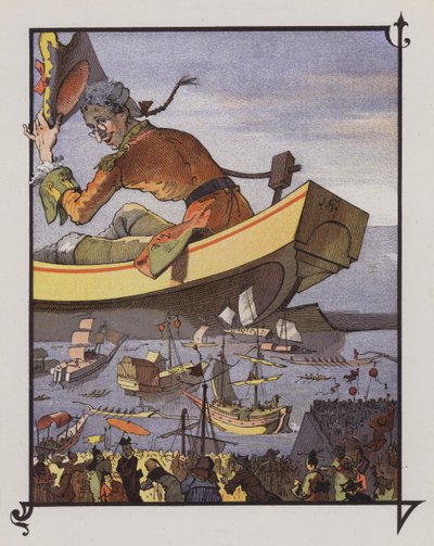 Gulliver i Lilliput av Henri Jules Jean Geoffroy