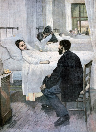 Besøksdag på sykehuset, 1893 av Henri Jules Jean Geoffroy