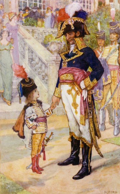Foruten den hvite kaninen beundret Aurore general Murat sterkt av Henry Justice Ford