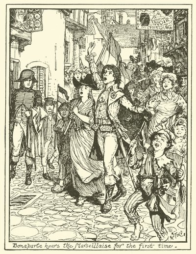 Bonaparte hører Marseillaise for første gang av Henry Justice Ford