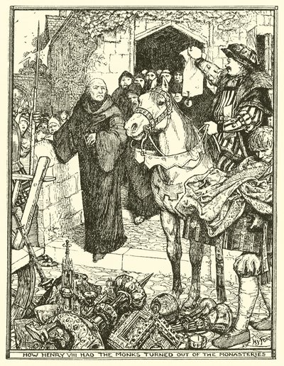 Hvordan Henry VIII fikk munkene til å forlate klostrene av Henry Justice Ford