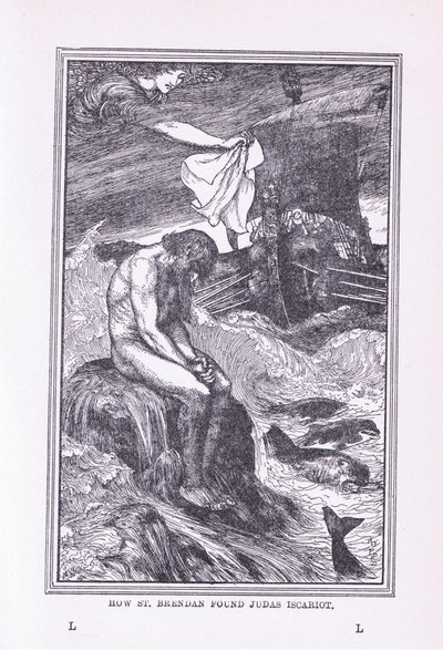 Hvordan St Brendan fant Judas Iskariot, 1912 av Henry Justice Ford