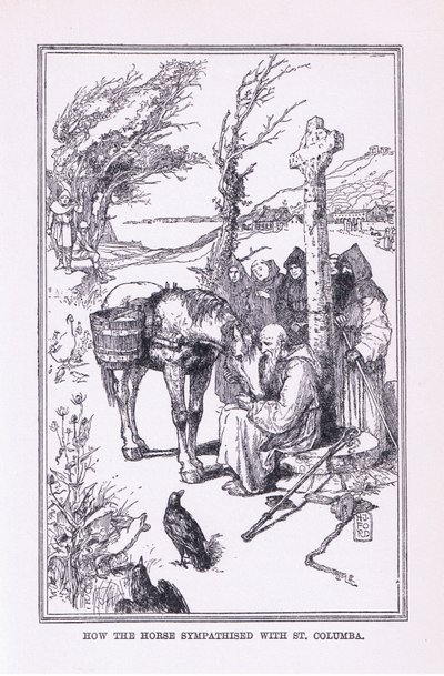 Hvordan hesten sympatiserte med St Columba, 1912 av Henry Justice Ford
