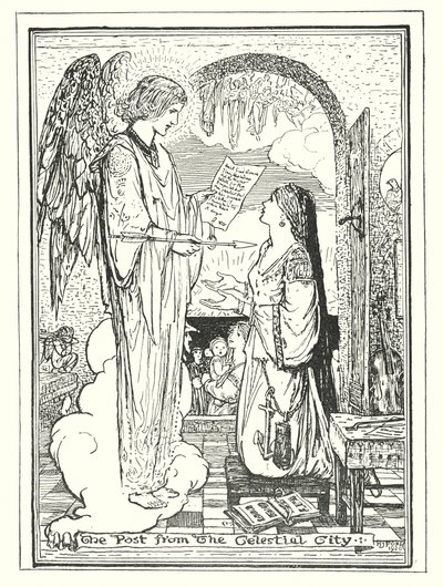 Illustrasjon til Pilegrimsreisen av John Bunyan (lito) av Henry Justice Ford