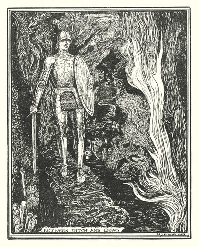 Illustrasjon til Pilegrimsreisen av John Bunyan (lito) av Henry Justice Ford
