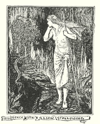 Illustrasjon til Pilegrimsreisen av John Bunyan (lito) av Henry Justice Ford