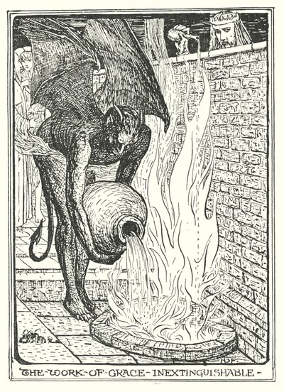 Illustrasjon til Pilegrimsreisen av John Bunyan (lito) av Henry Justice Ford