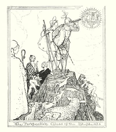 Illustrasjon til Pilegrimsreisen av John Bunyan (lito) av Henry Justice Ford