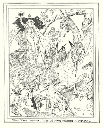 Illustrasjon til Pilegrimsreisen av John Bunyan (lito) av Henry Justice Ford
