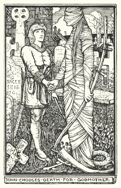 John velger Death for Godmother (litho) av Henry Justice Ford