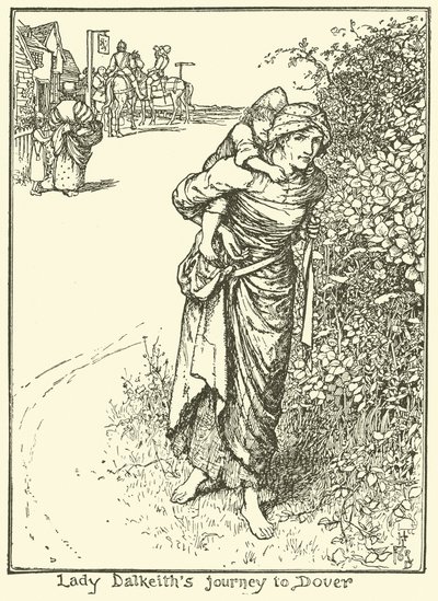 Lady Dalkeiths reise til Dover av Henry Justice Ford