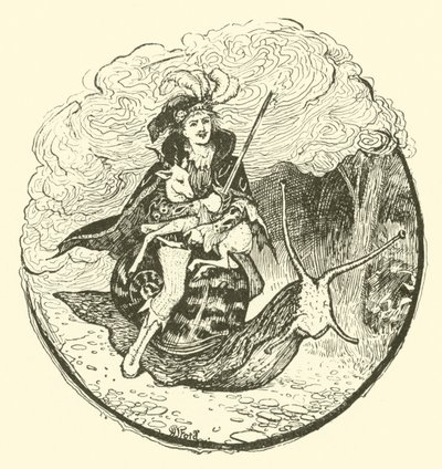 Prins Vivien og prinsesse Placida (gravering) av Henry Justice Ford