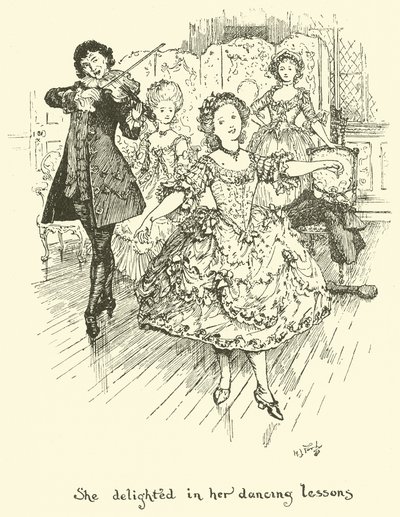 Hun gledet seg over dansetimene av Henry Justice Ford