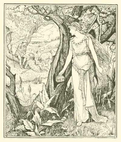 Sylvain og Jocosa (gravering) av Henry Justice Ford