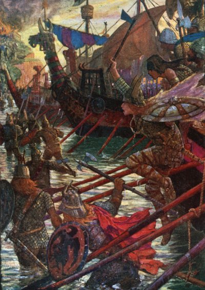 Danenes landgang av Henry Justice Ford
