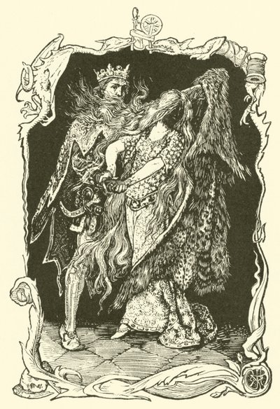 Den mangepelsede skapningen (gravering) av Henry Justice Ford