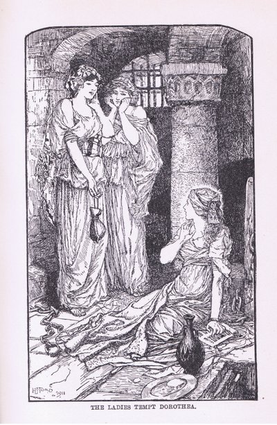 Damene frister Dorethea, 1912 av Henry Justice Ford