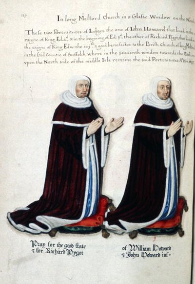 Portretter av Richard Pygot og William Howard av Henry Lilly