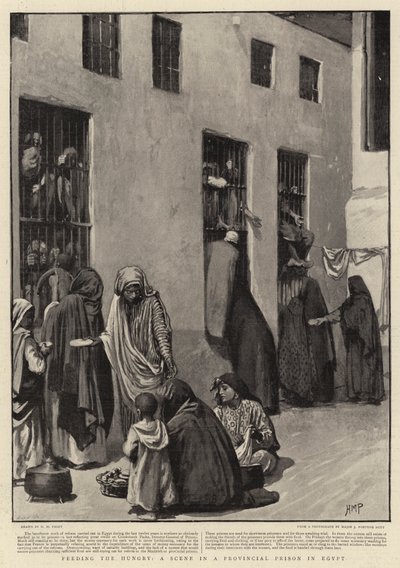 Feeding the Hungry, en scene i et provinsielt fengsel i Egypt av Henry Marriott Paget