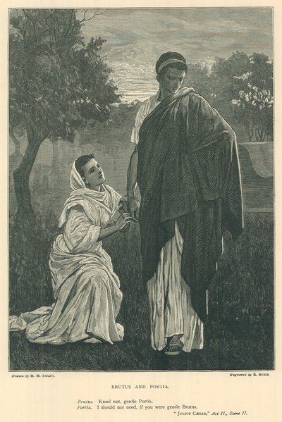 Illustrasjon for Julius Caesar av Henry Marriott Paget
