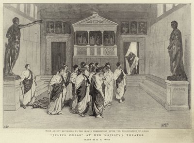 Julius Caesar ved Hennes Majestets Teater av Henry Marriott Paget