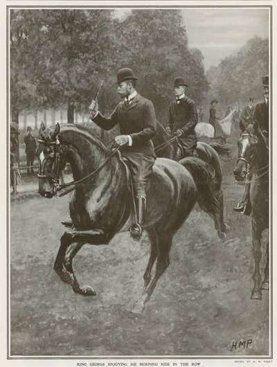 King Georges daglige tur i Hyde Park av Henry Marriott Paget