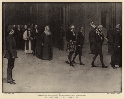 Begravelsen til Mr Gladstone av Henry Marriott Paget