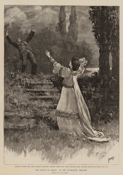 Dronningen av Manoa på Haymarket Theatre av Henry Marriott Paget