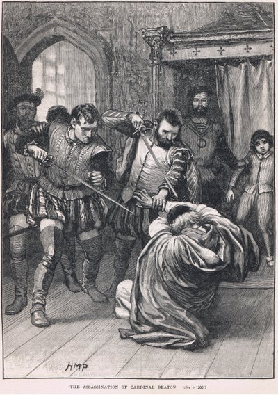 Attentatet på kardinal Beaton 1546 av Henry Marriott Paget