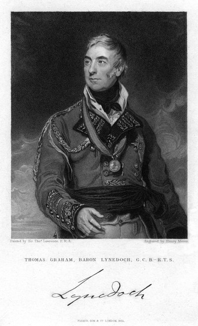 Thomas Graham, 1. Baron Lynedoch, skotsk politiker og soldat, 1831 av Henry Meyer