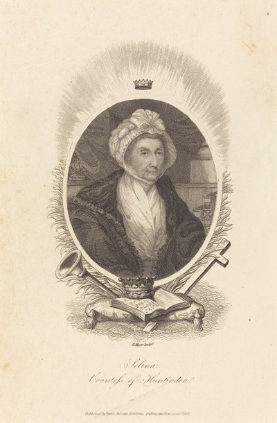 Selina, grevinne av Huntingdon av Henry Meyer after John Hoppner