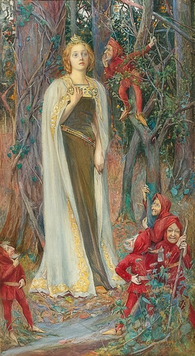 Det var en gang (Snøhvit). / Det var en gang (Snøhvit) av Henry Meynell Rheam