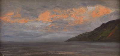 Solnedgang på kysten av Henry Moore