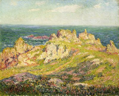 Steiner ved havet; Steiner ved havet, av Henry Moret