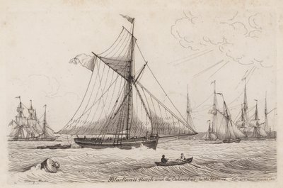 Blackwall Reach og Columbus i det fjerne av Henry Moses