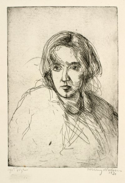 Kvinneportrett av Henry Nielsen