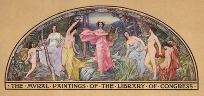Musikken til lyrisk poesi (farge litho) av Henry Oliver Walker